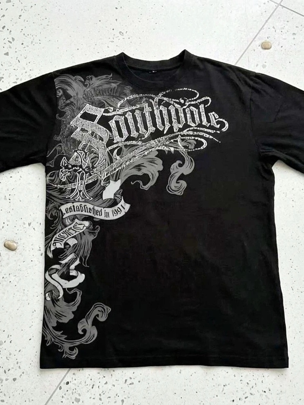 Gildan reprinted Southpole Men's Graphic Short Sleeve Tee in Black